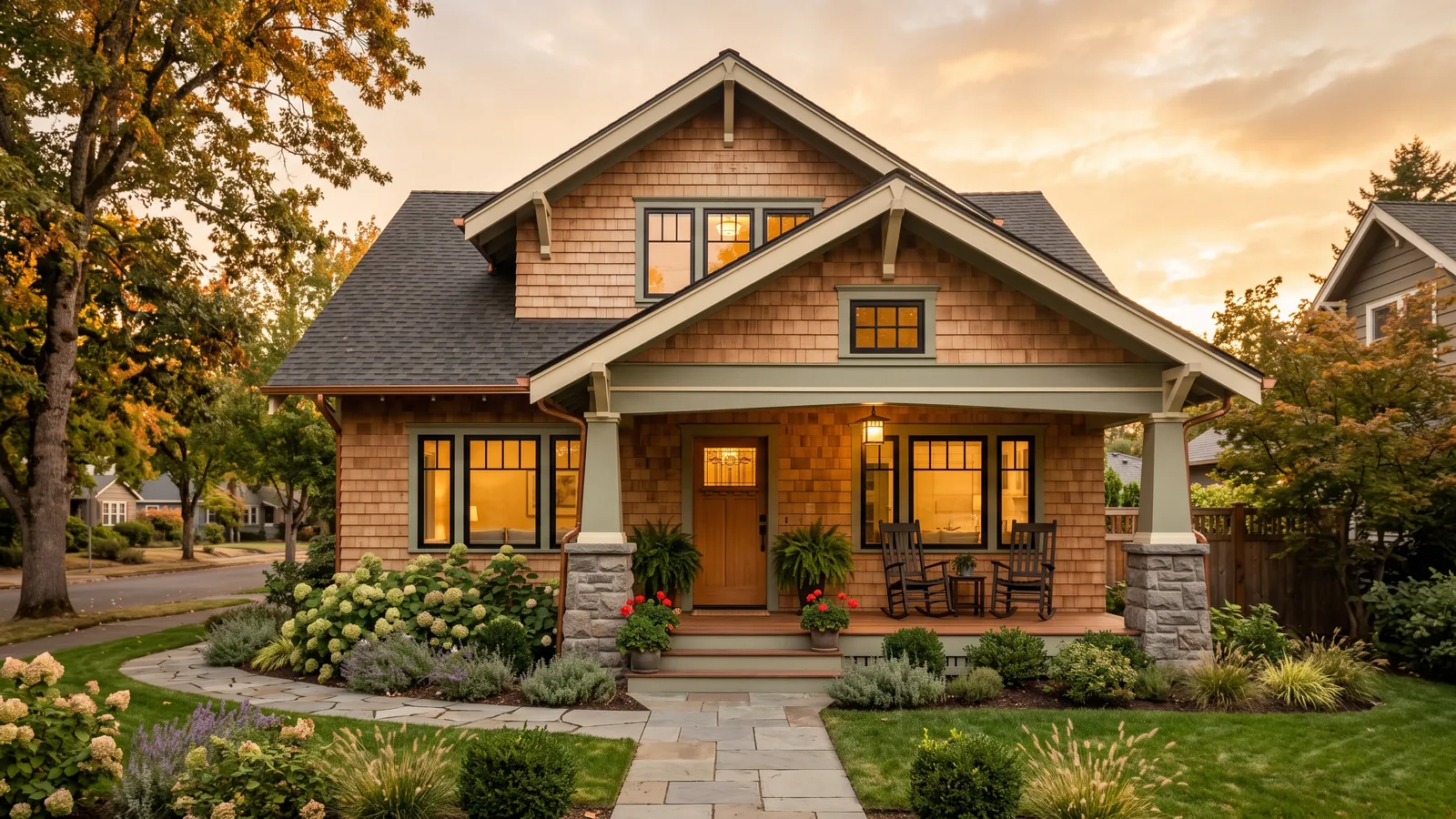 Well-kept North-side Indianapolis home exterior